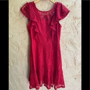 Speechless lace red dress